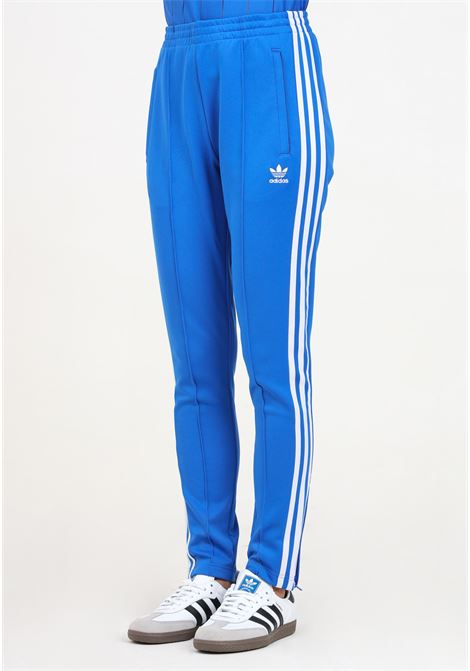 Pantalone sportivo Adicolor SST blu da donna ADIDAS ORIGINALS | IY2175.